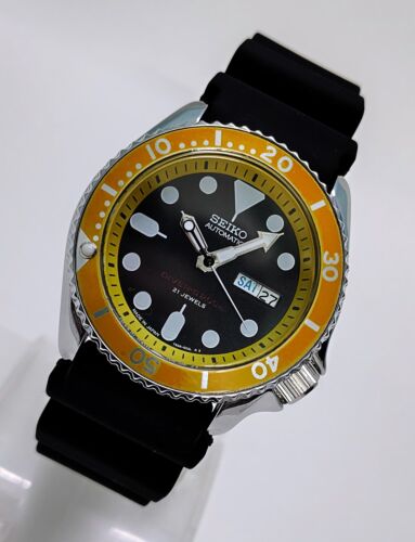 Vintage SEIKO DIVER'S 21-Jewels D&D Automatic Japan Made 7S26A Wristwatch