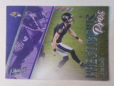 2021 Prestige Prestigious Pros #19 Justin Tucker ~ Baltimore Ravens