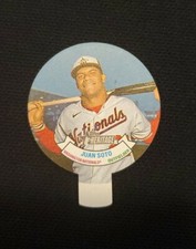 Juan Soto 2021 Topps Heritage 1972 Candy Lid #23 Nationals MVP