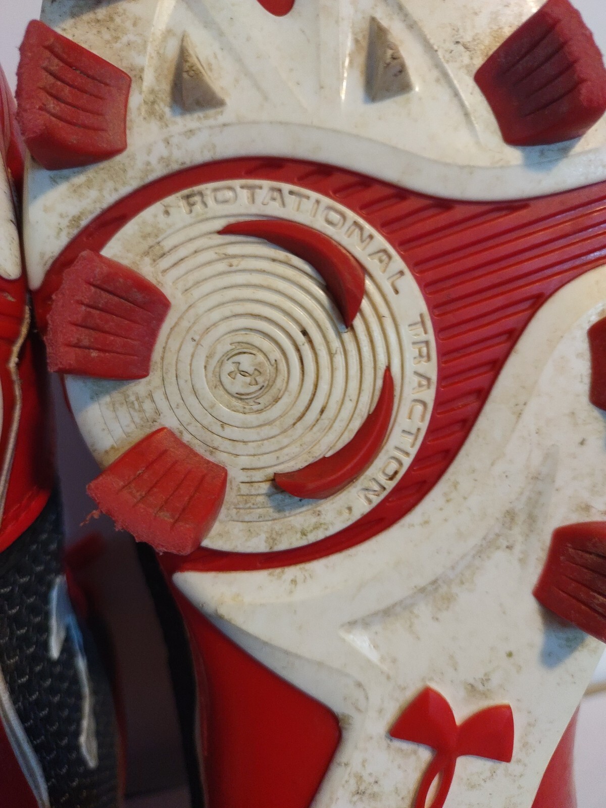 Under Armour Baseball Cleats Mid Youth 6Y VCDG 4200364581 01/18 MLB Red Black eBay