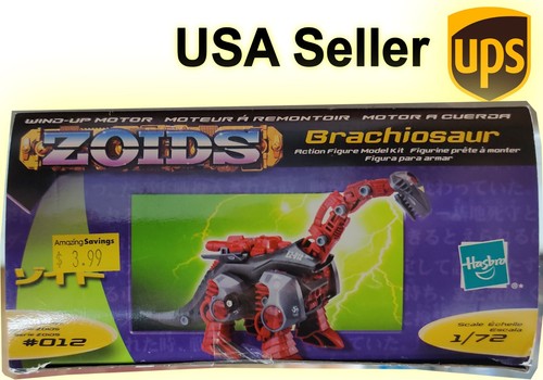 Nisb ZOIDS BRACHIOSAUR Wind-Up Motor Action Toy Model Kit #005 2002 Hasbro TOMY - Picture 5 of 7