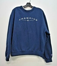 Champion Authentic Athletic Women Long Sleeve Crew Neck Pullover Sweatshirt L