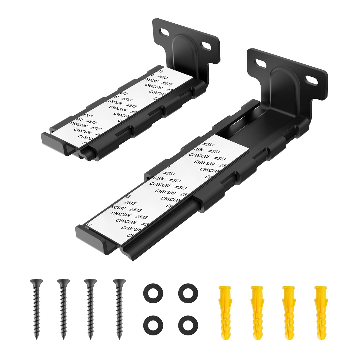 Soundbar Mount | Works with All Including Samsung Fixed Tape-image