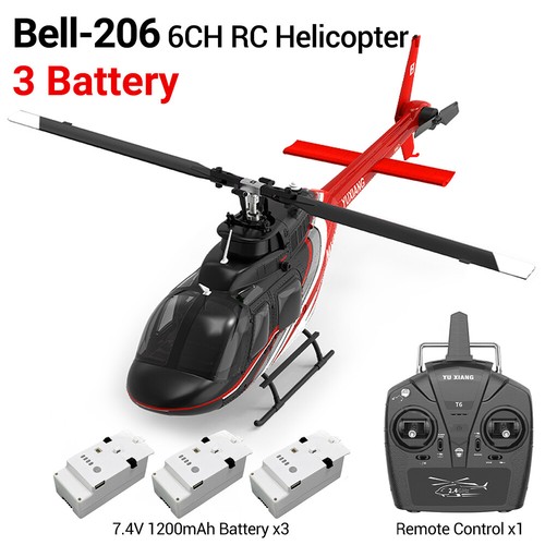 YXZNRC F08 Bell-206 RC Helicopter Brushless 2.4G 6CH 6-Axis Gyro RTF Airplane - Picture 27 of 27