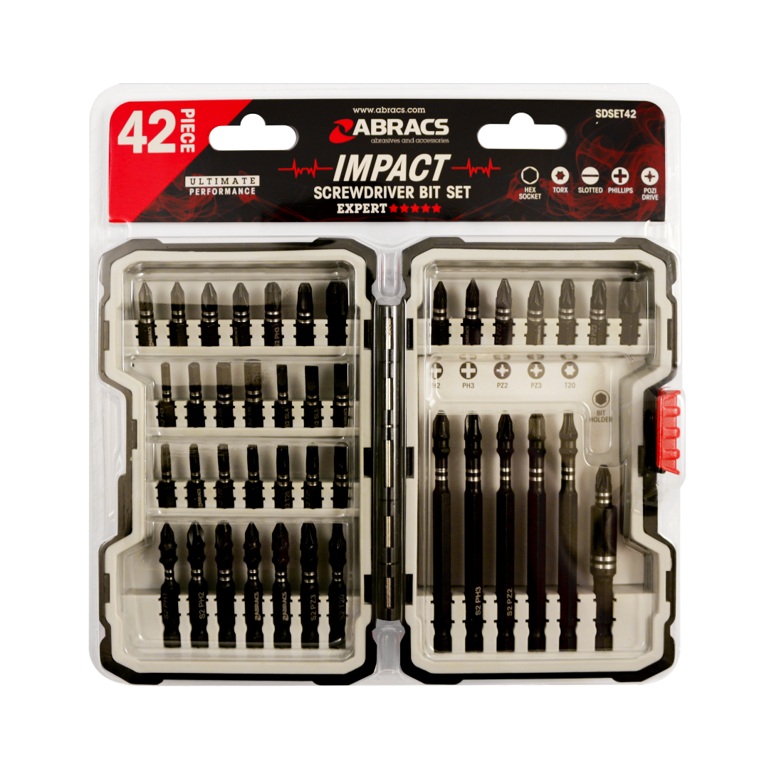 Abracs 42pc Impact Driver Bit Set
