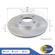Fits Ford Fiesta 2008- Ka 2016- + Other Models Brake Disc Front Comline #1
