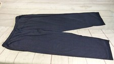 Nautica Sleepwear Men's Lounge Pants Check Blue Size L Large