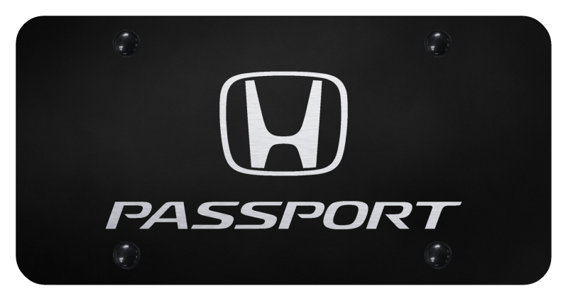 Honda Passport Logo Nameplate Laser Etched License Plate Official Licensed