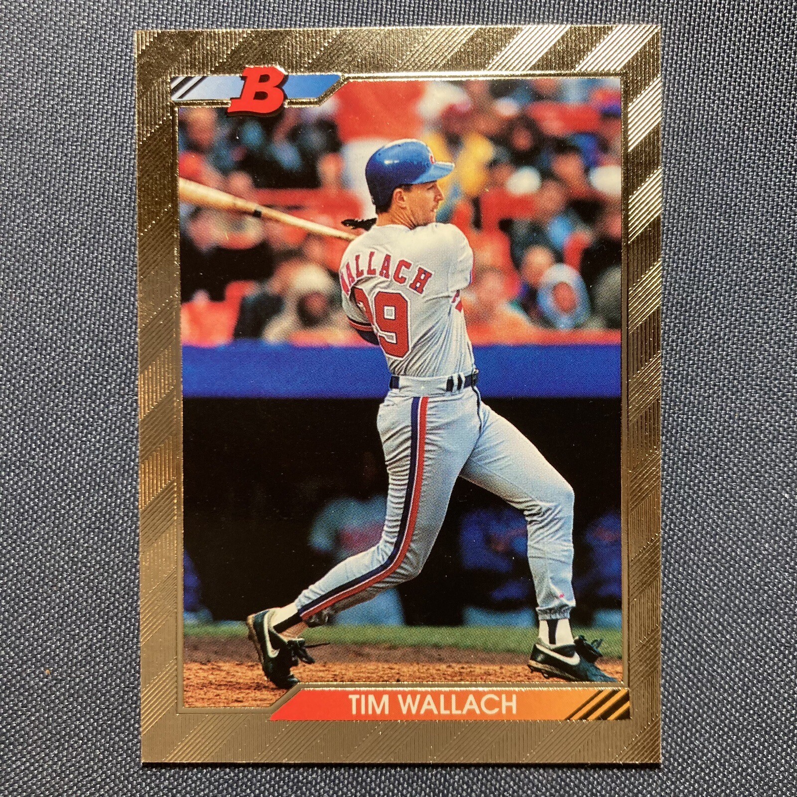 TIM WALLACH 1992 Bowman GOLD FOIL #557 Montreal Expos Star