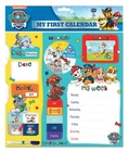 Paw Patrol Activity Calendar My First Calendar Kids Planner Child Development
