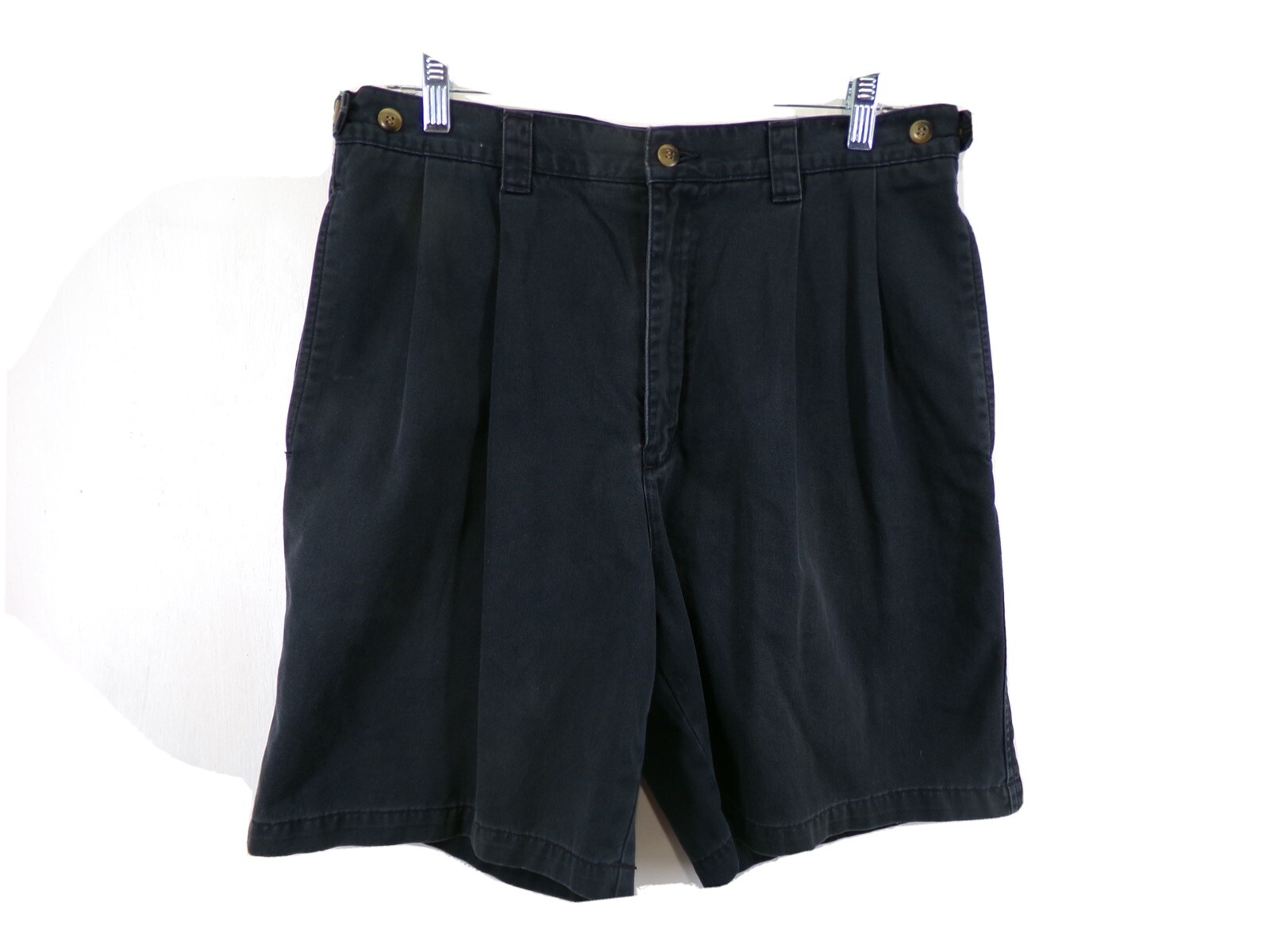 Men’s Dockers Khaki Shorts 34 Pleated Front Adjustabl… Gem