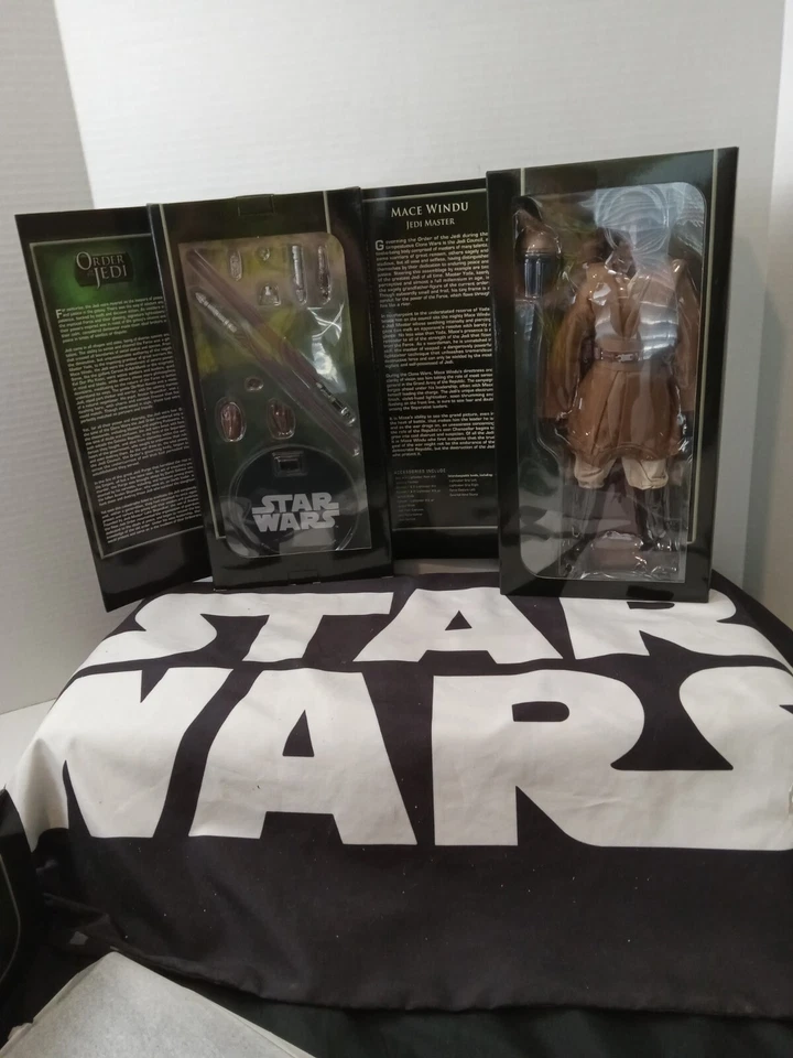 Mace Windu Orden del Jedi 12" escala 1/6 SIDESHOW Coleccionables EXCLUSIVO Foto 3 de 3