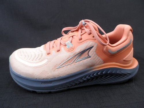 Altra Paradigm 7 Women’s Size 7 Running Shoes Navy/Coral Foot Shape - Picture 4 of 12
