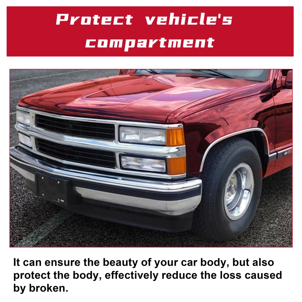 Front Bumper Kit Chrome For Chevy Suburban GMC C1500 K1500 1988-2000 Foto 3 de 4