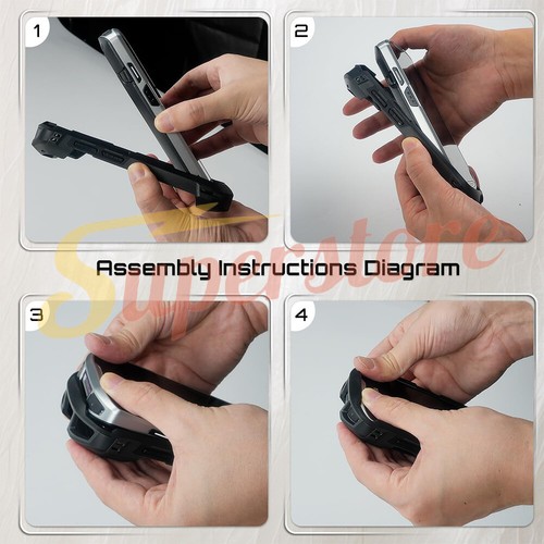 Protective Cover Case Rugged Boot Handle for Zebra TC51TC52 TC56 SG-TC5X-EXO1-01 - Picture 29 of 37