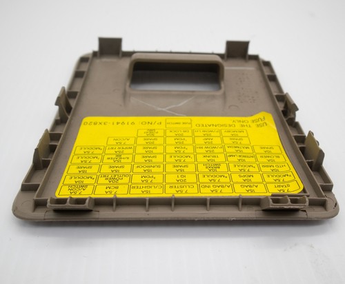 2011-2016 ELANTRA Interior Dash Fuse Box Cover Beige OEM - Foto 4 di 4