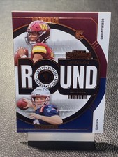 JAYDEN DANIELS-DRAKE MAYE 2024 Contenders 🏈 ROUND NUMBERS RC Insert #1 BRONZE 