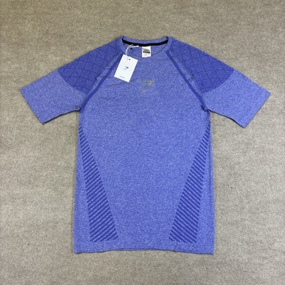 Gymshark Devant Seamless Short Sleeve T Shirt - Amethyst Size Medium New In Hand