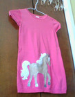 Gymboree Glittery Unicorn Sweater Dress NEW Pink Short Slv Size 5T Whimsical Fun — photo 7