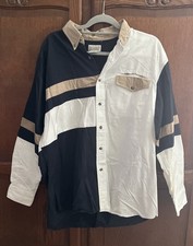 Vintage Express Rider Southwest Aztec Western Style Men  s Button Down Shirt XL