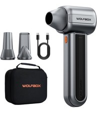 WOLFBOX MF400 Leaf Blower Cordless Lightweight 3 Modes Powerful Turbo for Patio