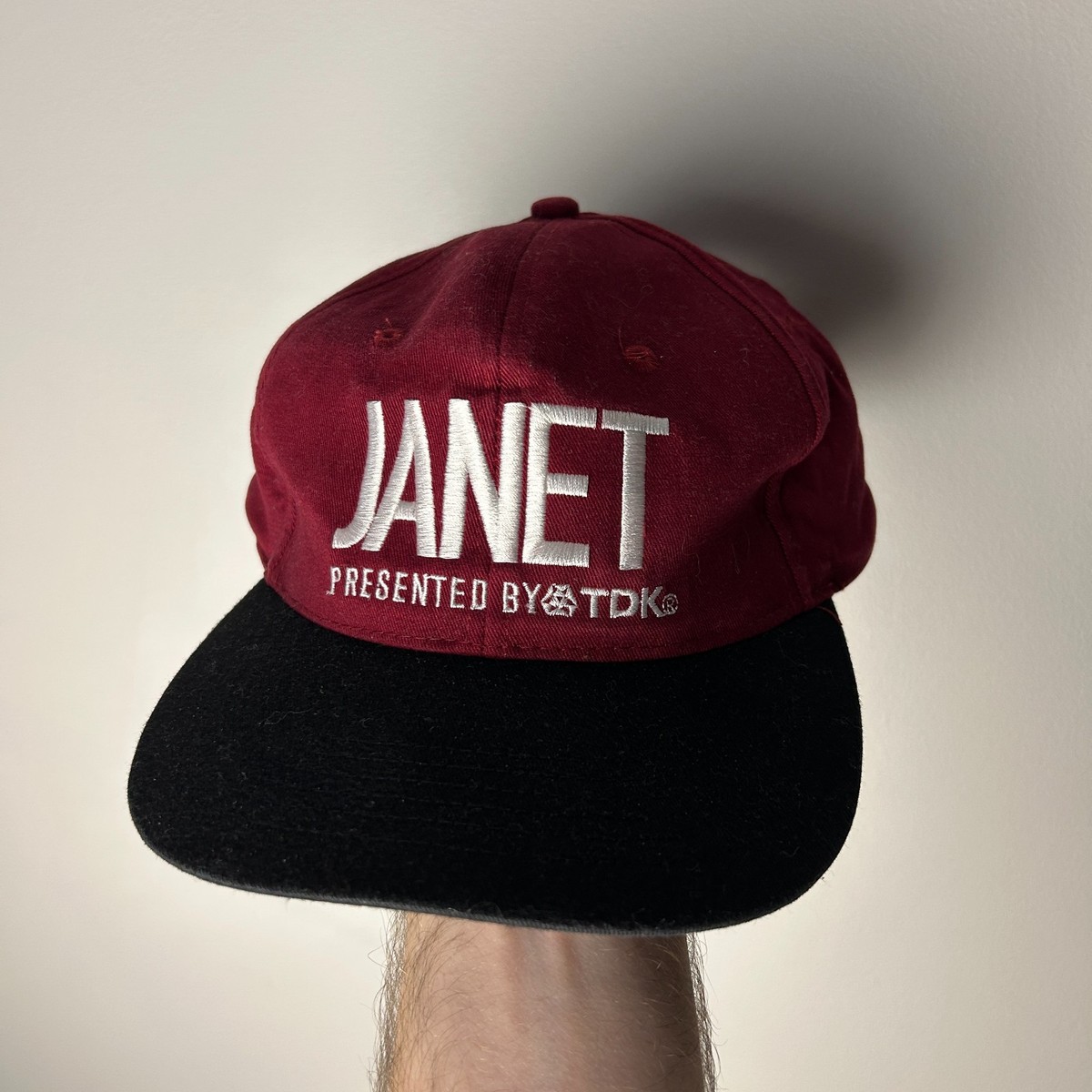 Vintage Janet Jackson The Velvet Rope 1998 Tour Snapback Hat One