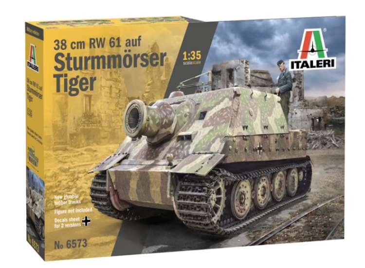 Italeri 1/35 6573 38cm RW 61 auf Sturmmorer Tiger