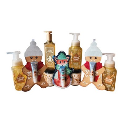 Bath & Body Works 9-Piece Merry Cookie Lip Gloss, Soap & Candle Set NEW HTF RARE