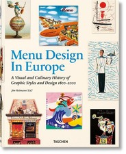 Menu Design in Europe by Steven Heller (English) Hardcover Book