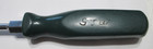S-K Tools 5/16" x 6" Slotted Screwdriver 81003  Green Hard Handle Made in France — photo 4