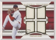 2024 Panini National Treasures Game Gear Swatches Quad /99 Tekoah Roby #GSQ-TR