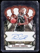 DeMarre Carroll 2017-18 Panini Crown Royale #CA-DMC Crown Autographs /99 Nets
