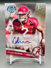 2023 Bowman Chrome University Autographs #49 Caleb Downs 1ST ROOKIE AUTO
