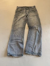 Y2k/90s-2000s Baggy Wide leg Denim jeans bootcut flare faded worn in sz 34