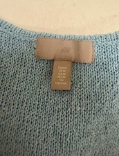 H&M Damen Strickpullover ärmellos Rundhals b...