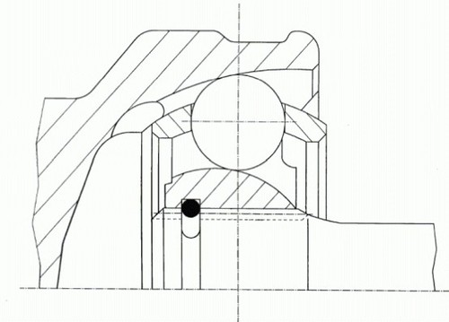 JOINT KIT DRIVE SHAFT 24622 FOR SAAB 9-5 B235R/B235E/B235LB205E 2.0LD223L 4cyl - Picture 3 of 7