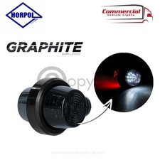 Short Arm Old School Led Marker Light White-Red LD2588 (GRAPHITE)