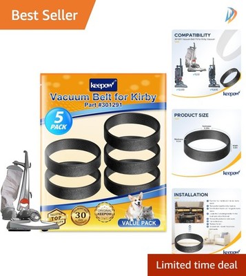 Durable Rubber Vacuum Belts - 5 Pack for Kirby G10 G10D G10E, Easy Installation