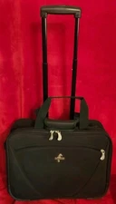 Wheeled Atlantic Business Mobile Computer Office Bag Forest Green Carry On