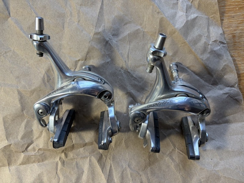 Shimano BR-7700 Dura Ace Dual Pivot Caliper Rim Brakes F/R Set w/ Pads