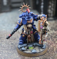 Space Marines Ultramarines Captain with Relic Shield - Artist Painted 5148