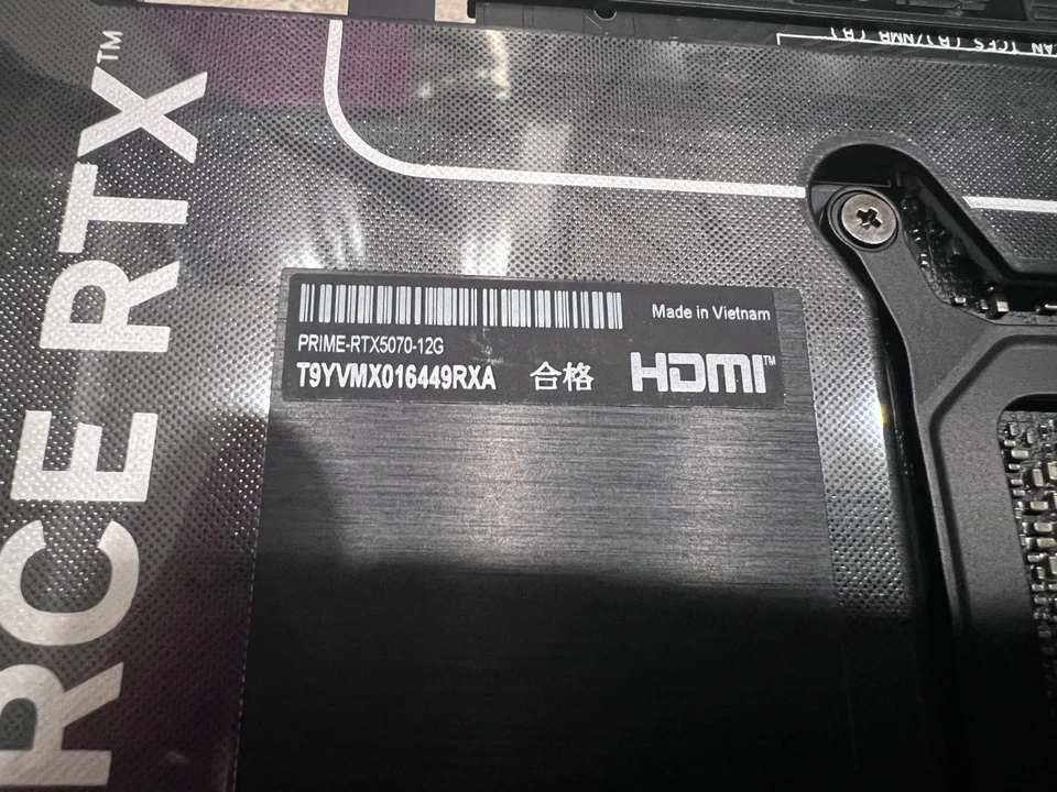 ASUS PRIME GeForce RTX 5070 12GB 192-Bit GDDR7 PCI Express 5.0 Graphics Card - Image 4 of 4