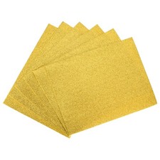 6 Pcs 11 x 8 Inch Gold Tone Shiny EVA Foam Sheets CRAFTS DIY 2mm Thick Sheets