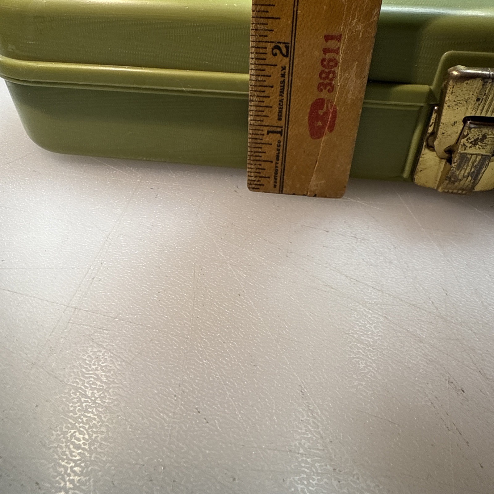 2-Vintage Wil-Hold Wilson MFG Corp. Sewing Box Thread Organizer Green