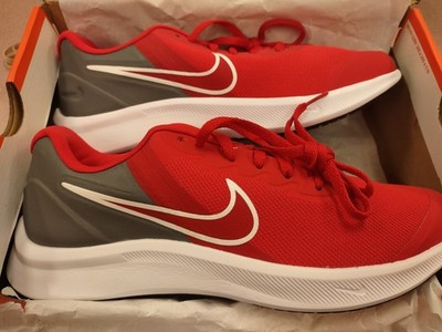 Nike Star Runner 3 Shoes Boys/Girls 7Y University Red Grade School GS DA2776-607