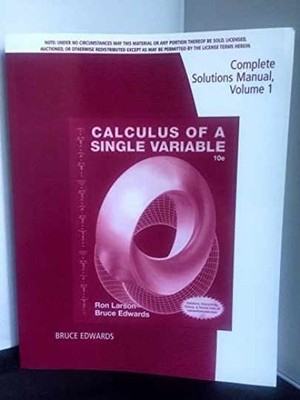 Complete Solutions Manual, - Unknown Binding, by unknown author - Acceptable