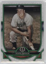 2021 Topps Tribute Green 52/99 Duke Snider #55 HOF 15mj