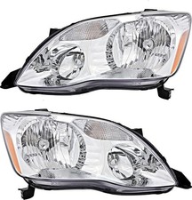 Pair Left Right headlights & head light bulbs for Avalon 2005 2006 2007