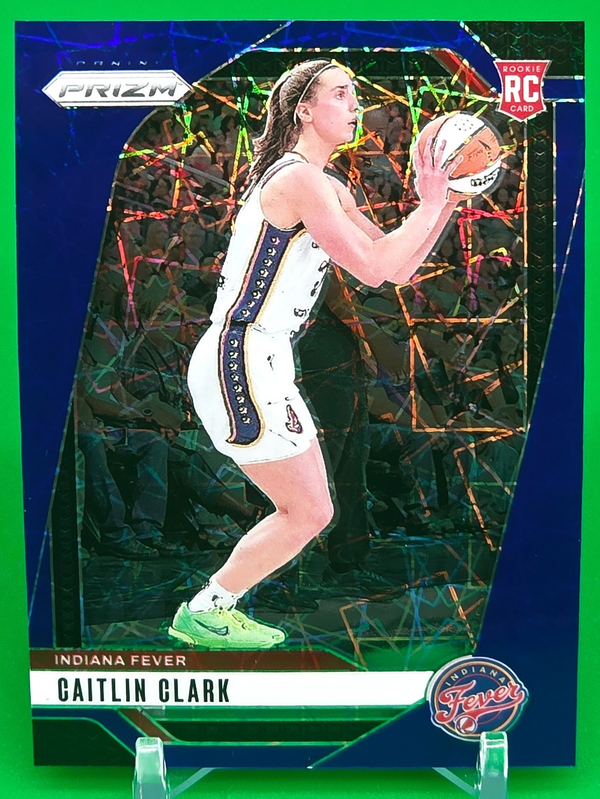 2024 WNBA Panini Prizm Blue Velocity Caitlin Clark RC #22