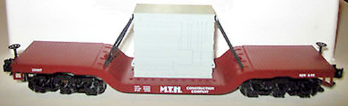 Carro plano deprimido Rail King Construction con transformador 30-7612 | Zustand: New